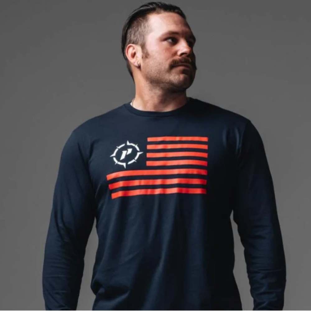Navy Blue Long Sleeve Shirt